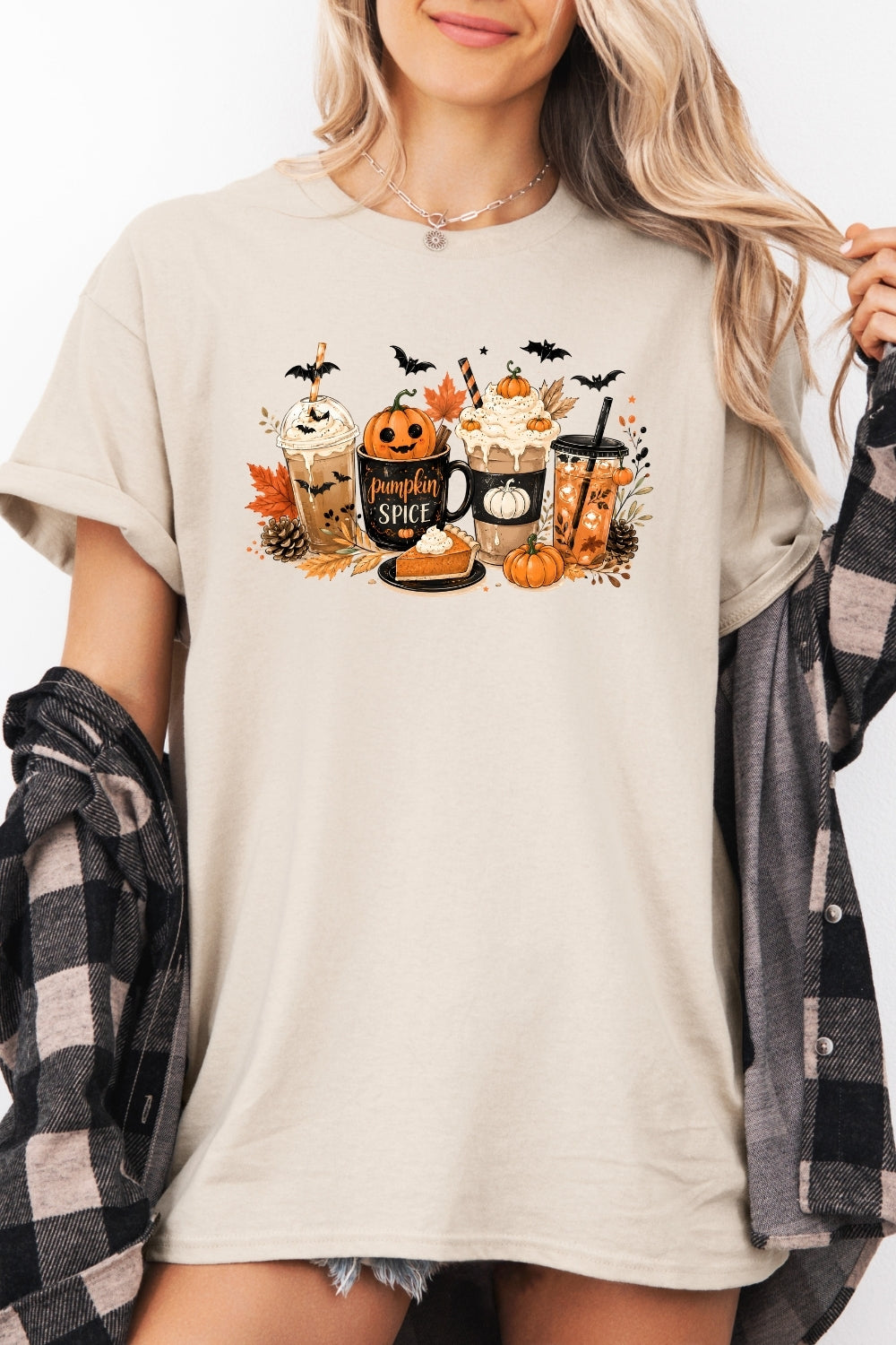 Halloween coffee tee