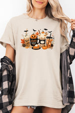 Halloween coffee tee