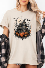Halloween dark castle tee