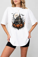 Halloween dark castle tee
