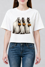 Halloween dark horse crop top