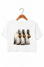 Halloween dark horse crop top
