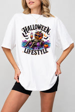 Halloween lifestyle skull tee