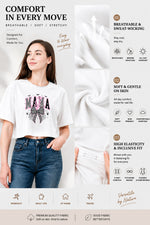 Halloween mama bow crop top