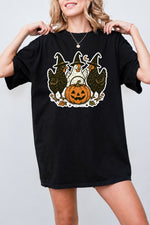 Halloween pumpkin chicken tee