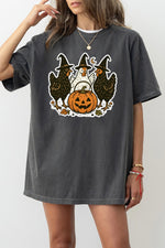 Halloween pumpkin chicken tee
