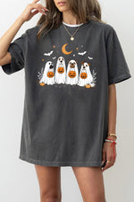 Halloween pumpkin dogs tee