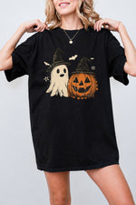 Halloween witch ghost tee
