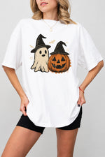 Halloween witch ghost tee