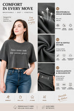 Hate never made any nation great crop top