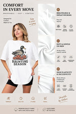 Haunting season duck halloween tee
