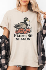 Haunting season duck halloween tee