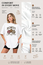 Howdy christmas bauble tee