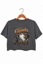 Howdy ghouls cowboys crop top