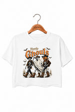Howdy ghouls cowboys crop top