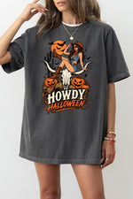 Howdy halloween cowgirl tee