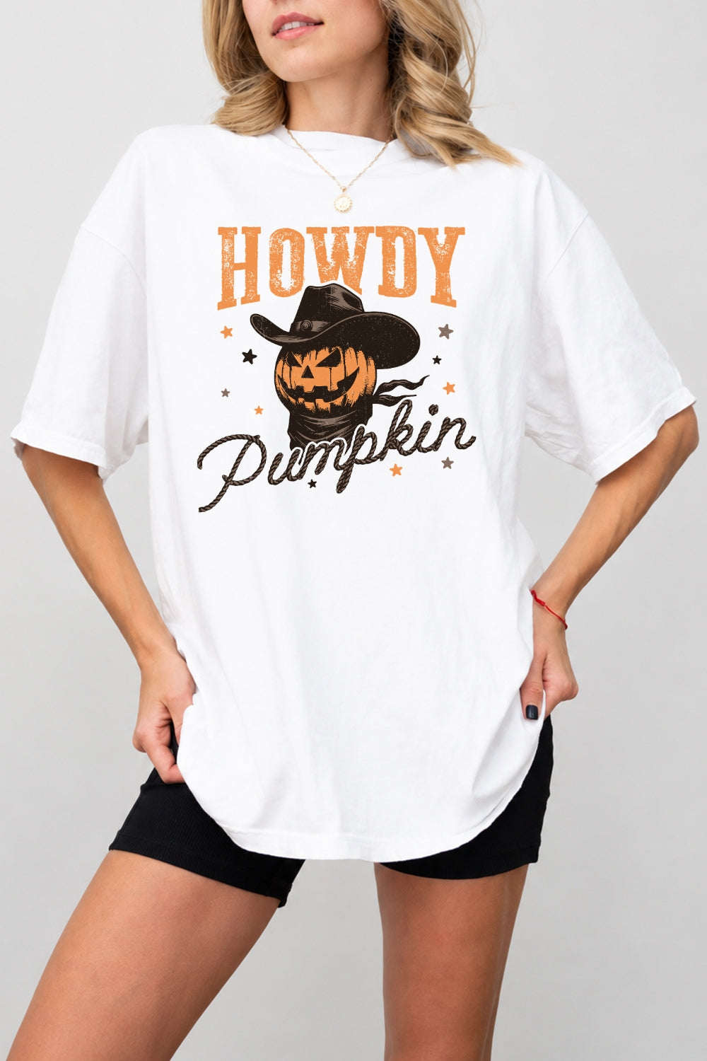 Howdy pumpkin cowboy tee