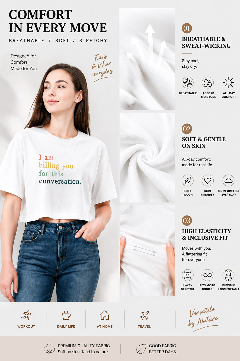 I am billing you funny crop top