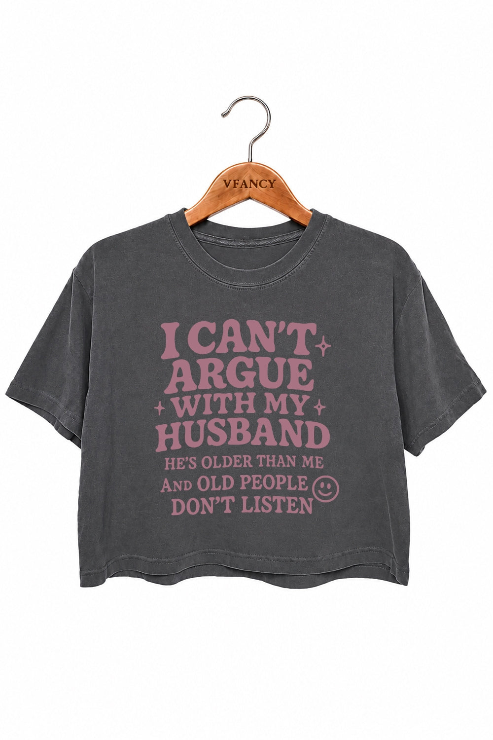 I can't argue with my husband crop top