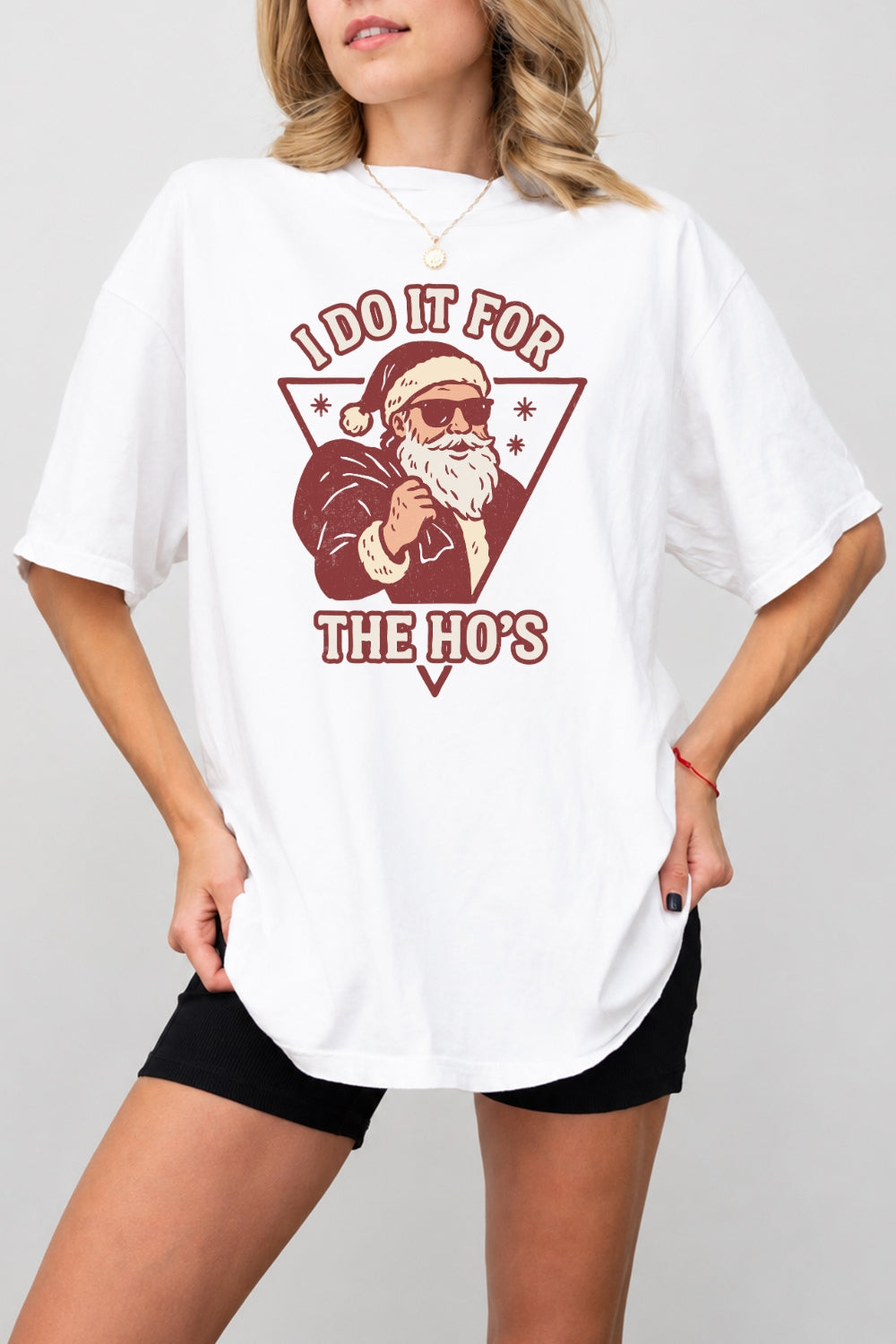 I do it for the ho's christmas tee