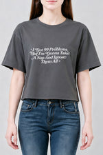 I‘m gonna take a nap crop top