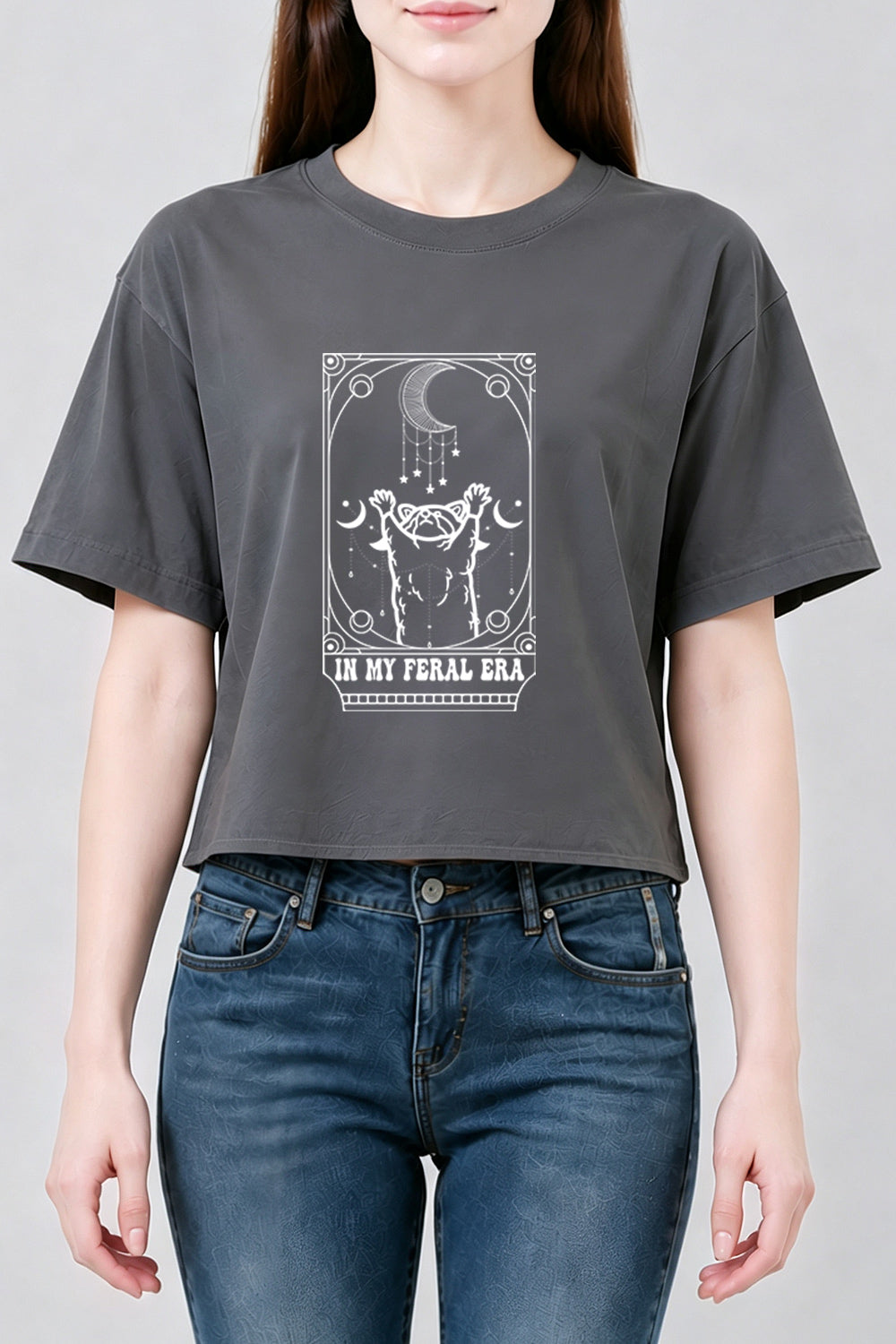 In my feral era crop top