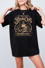 Introvert book club tee