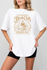 Introvert book club tee