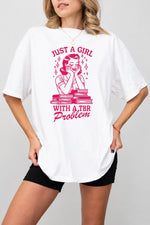 Just a girl with a tbr problem tee