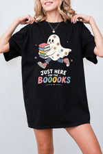 Just here for the booooks tee