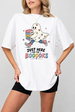 Just here for the booooks tee