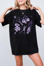 Lesbian scissors floral tee