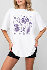 Lesbian scissors floral tee