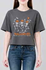 Let's get halloweird skull crop top
