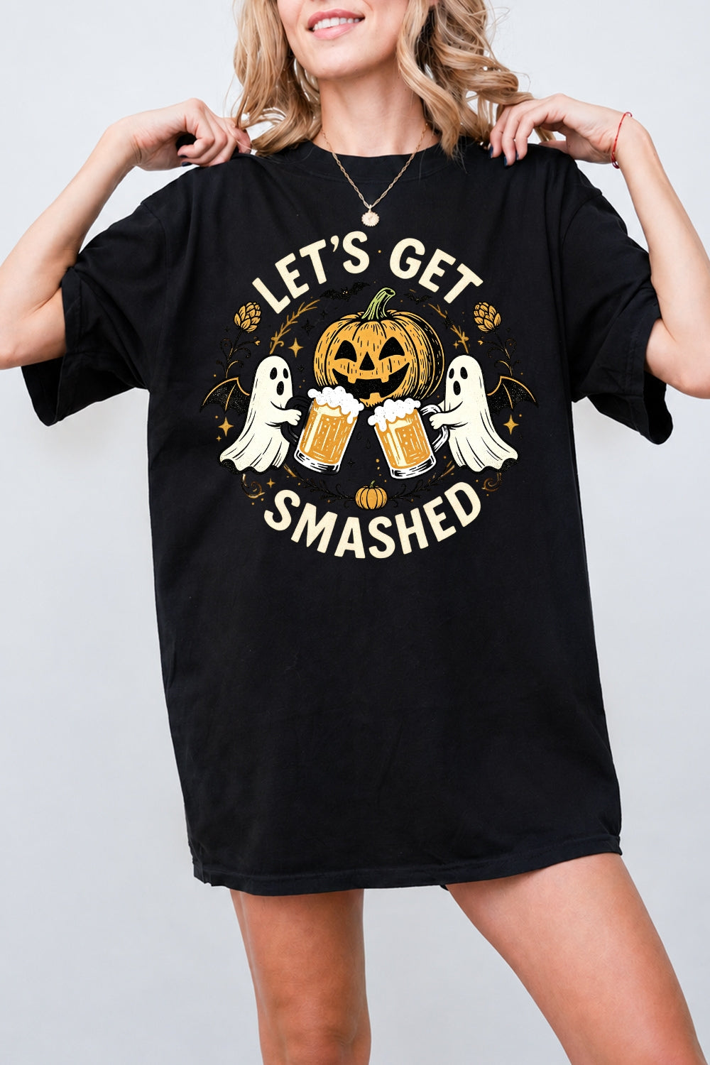 Let's get smashed pumpkin tee