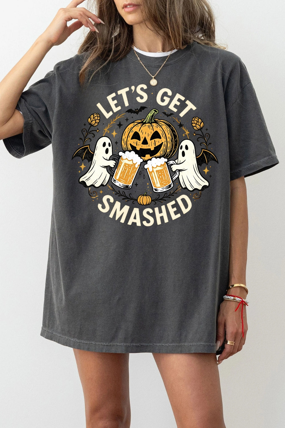 Let's get smashed pumpkin tee