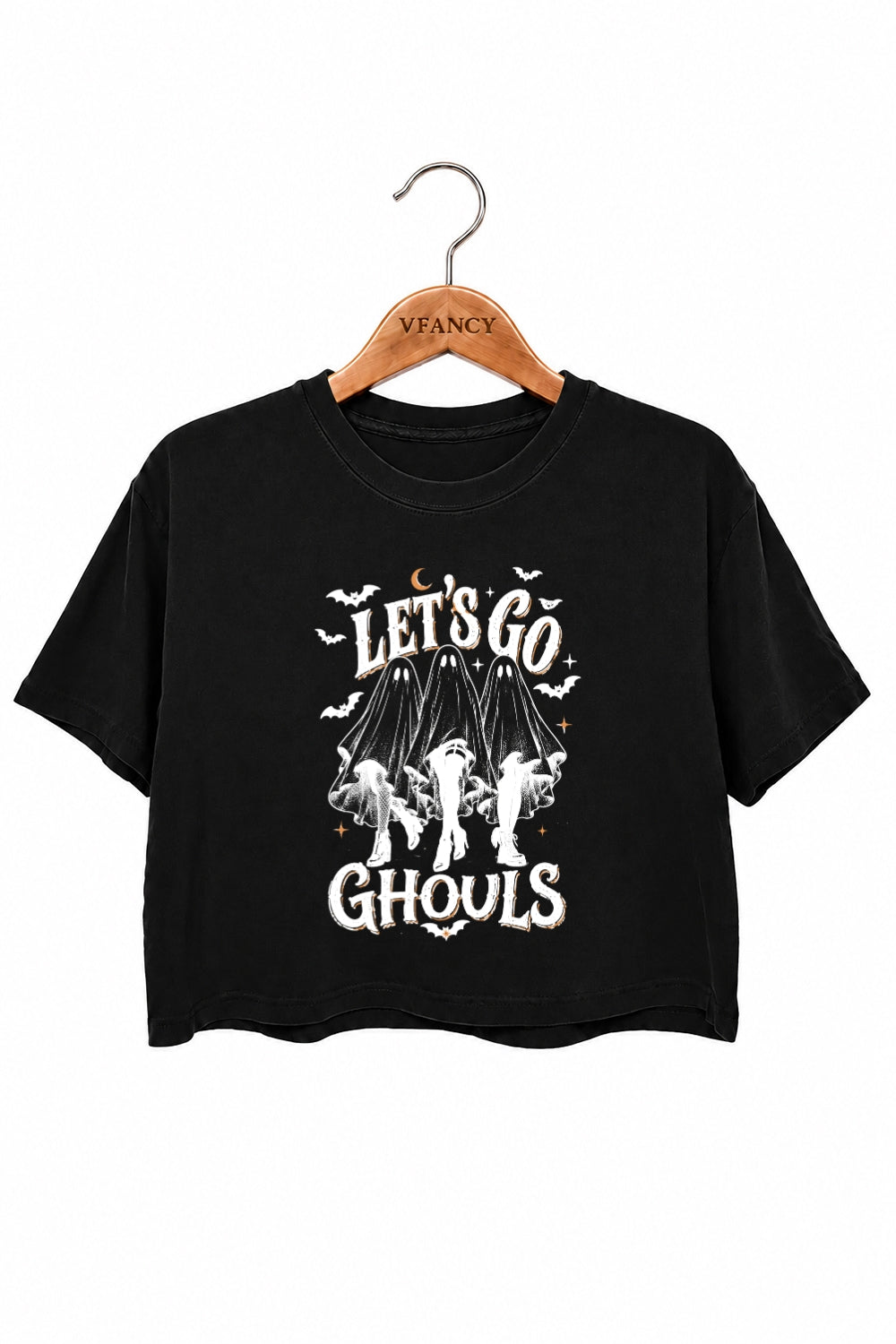 Let's go ghouls crop top