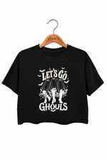 Let's go ghouls crop top