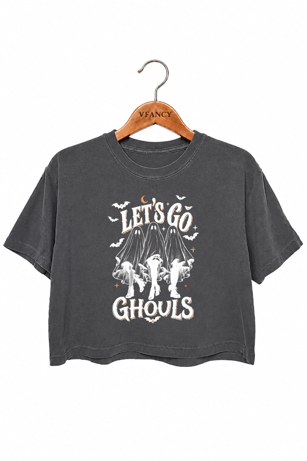 Let's go ghouls crop top