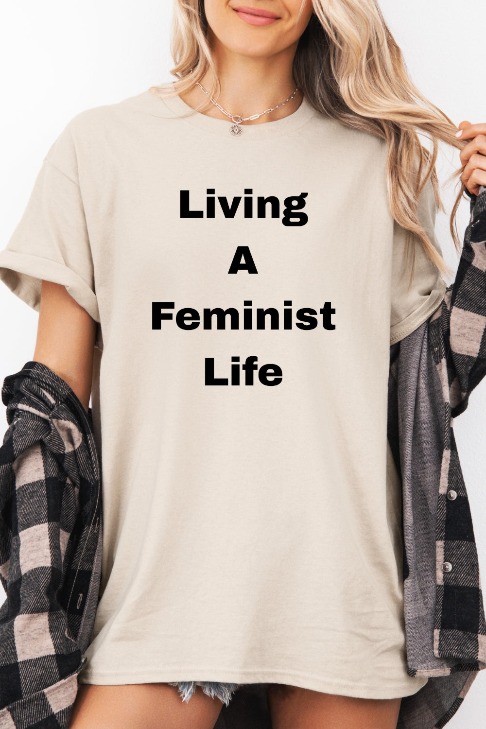 Living a feminist life tee