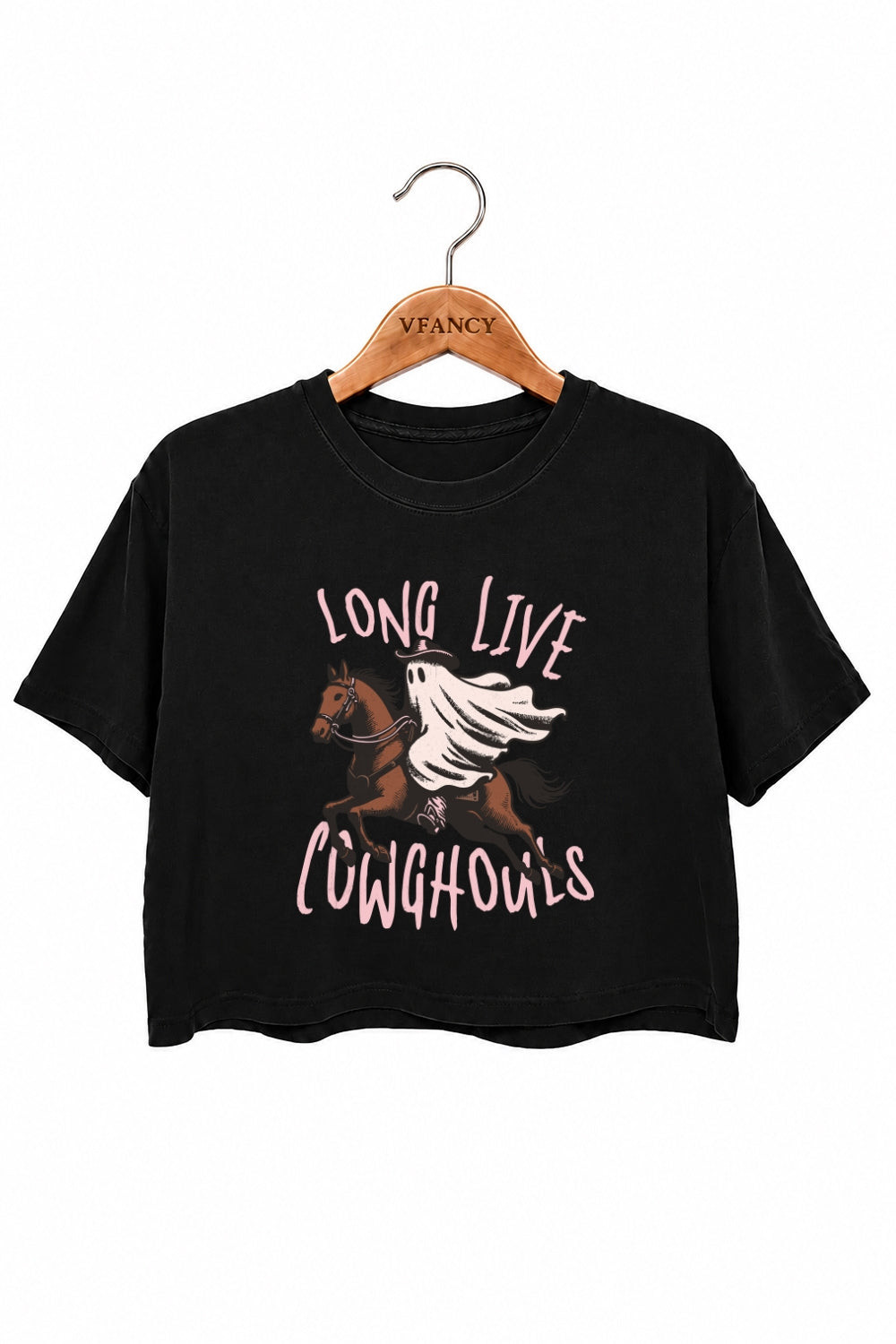 Long live cowghouls crop top
