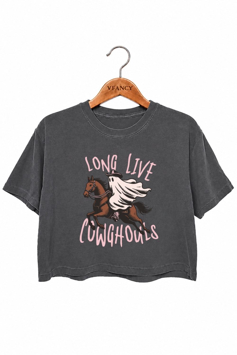 Long live cowghouls crop top