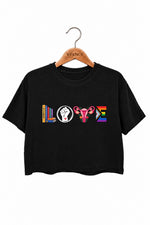 Love equal rights crop top