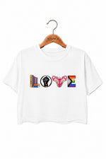 Love equal rights crop top