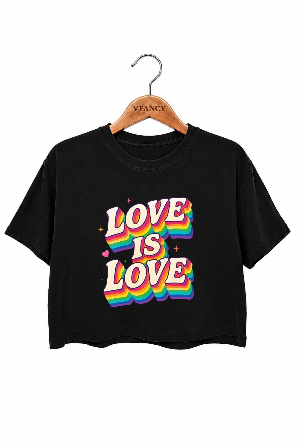 Love is love cute crop top