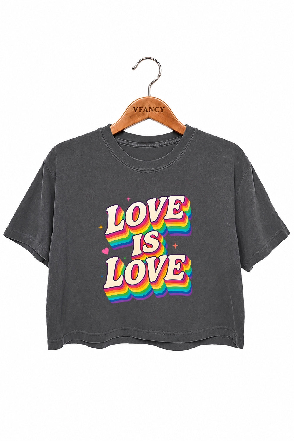Love is love cute crop top