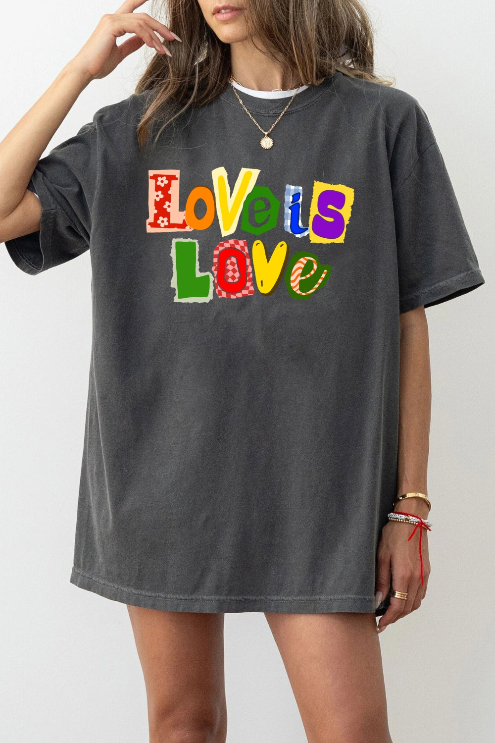 Love is love rainbow tee