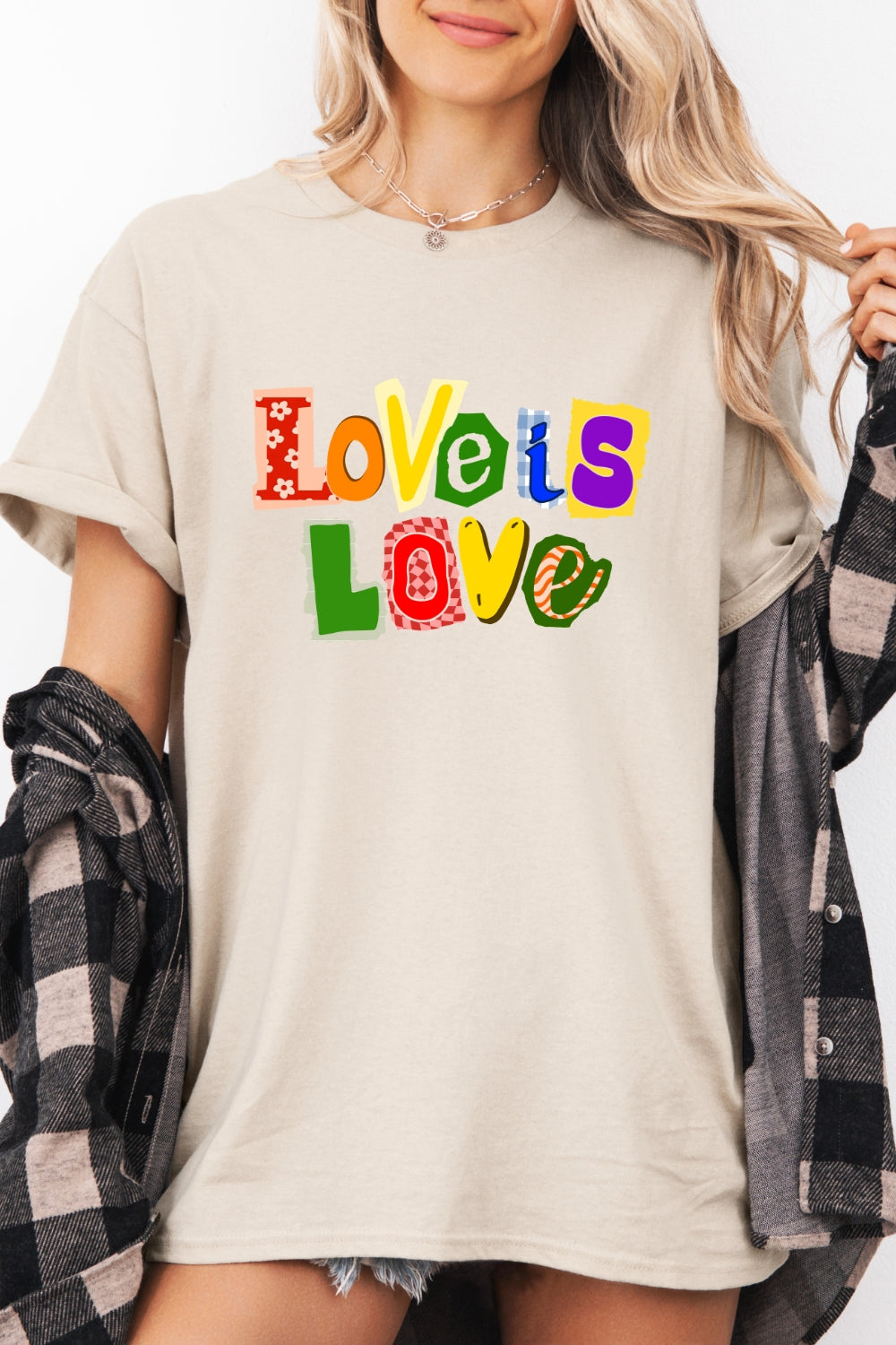 Love is love rainbow tee