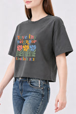 Love thy neighbor crop top