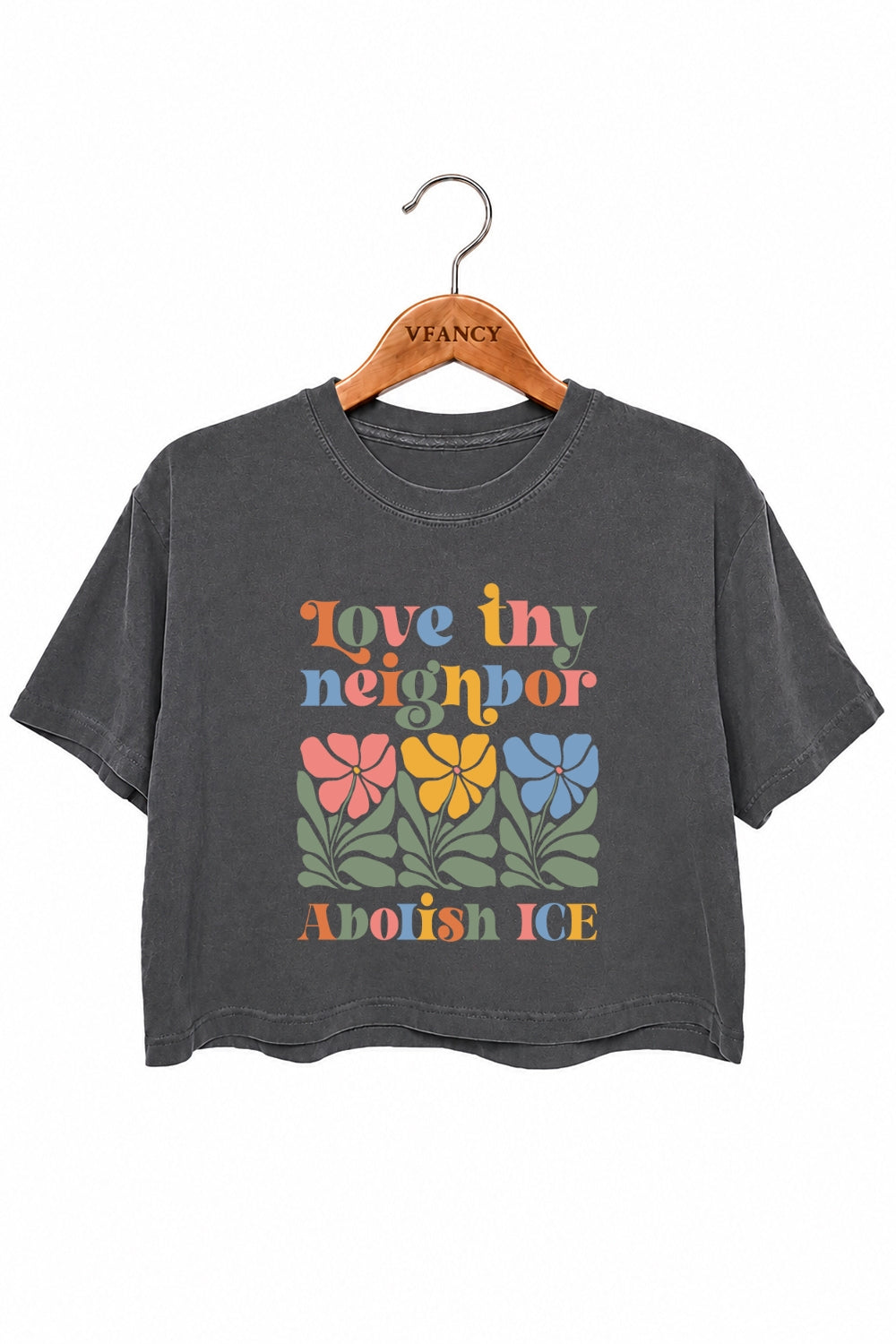 Love thy neighbor crop top